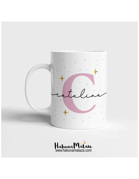 Taza Personalizada Inicial Y Nombre