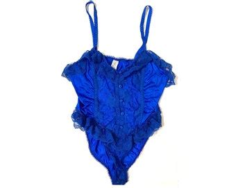 Satin Teddy Lingerie Etsy