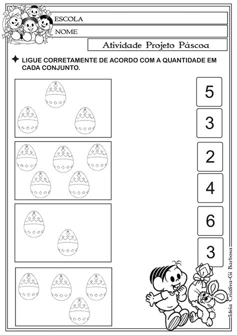 Atividades De Matemática Páscoa - NAZAEDU
