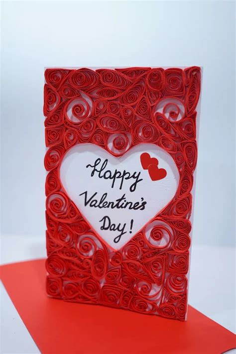 Paper Quilling Valentine Cards