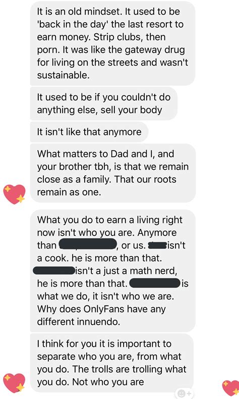 Faith ☁️ on Twitter: "I asked my mom her opinion on my OnlyFans and out