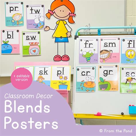 Printable classroom decor and decorations for happy, child focused learning — From the Pond