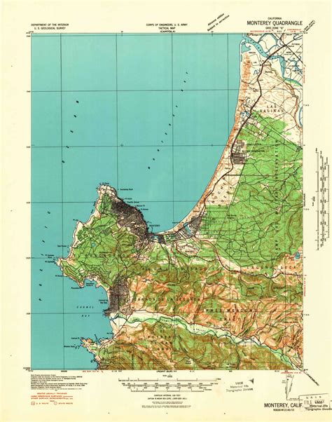 California Map Monterey