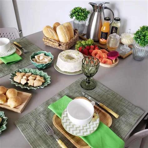 Mesa De Café Da Manhã Simples Em Casa - Mesa de café da manhã simples, especial e bonita