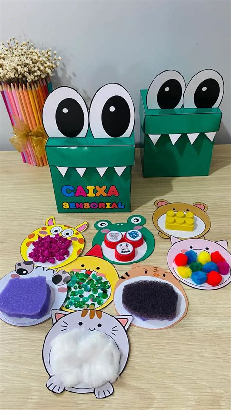 Caixa Sensorial Estimulando os Sentidos – Kit Kids Escolar