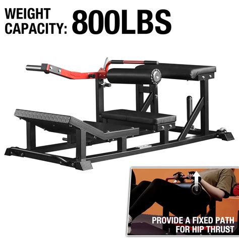 Syedee Glute Bridge Machine Heavy Duty Plate Loaded Hip Thrust Machine