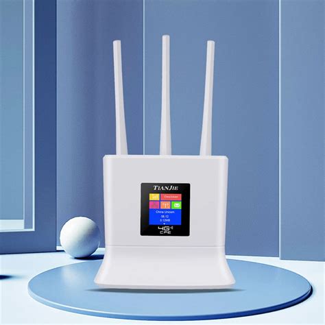 TIANJIE Wireless Router LTE CPE 4G SIM Card Modem Unlocked Hotspot CAT4