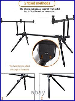 Adjustable Retractable Carp Fishing Rod Stand Holder Fishing Rod Pod