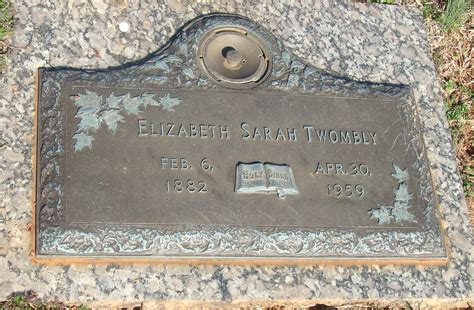 Elizabeth Sarah Lizzie Elliott Twombly 1882 1959 Find A Grave