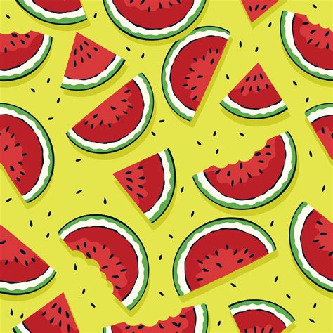 Tropical Watermelon Seamless Pattern Illustration 46796580 Vector Art At Vecteezy