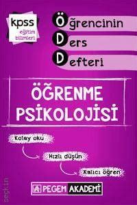 KPSS Öğrenme Psikolojisi Öğrencinin Ders Defteri Komisyon Kitap