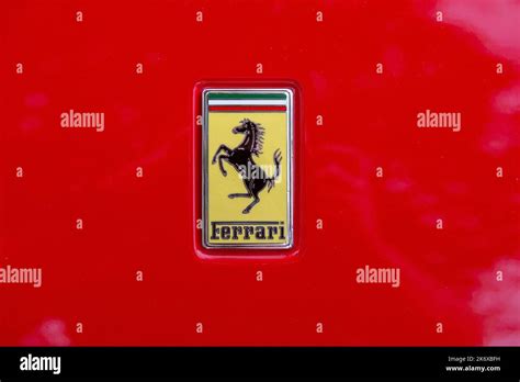 Atibaia Brazil October 7 2022 Close Up Of Scuderia Ferrari Symbol