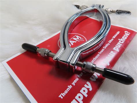 Stainless Steel Adjustable Vagina Pussy Clamp Dotty After Midnight