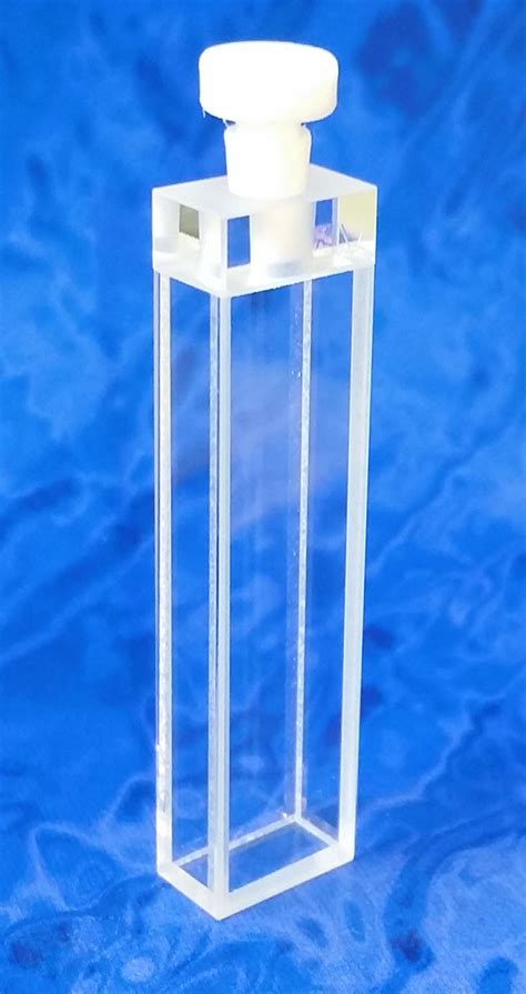 Type 21FL Macro Fluorescence Cuvette With PTFE Stopper Lightpaths 5