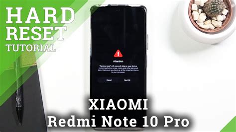 How To Factory Reset Xiaomi Redmi Note 10 Pro Delete All Personal Data And Customized Settings