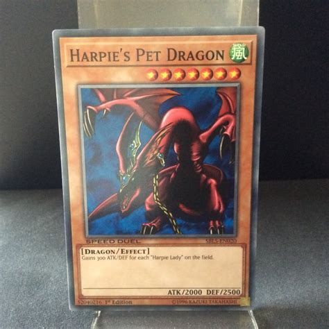 Harpie S Pet Dragon SBLS EN020 1st Edition English Mint TCGX