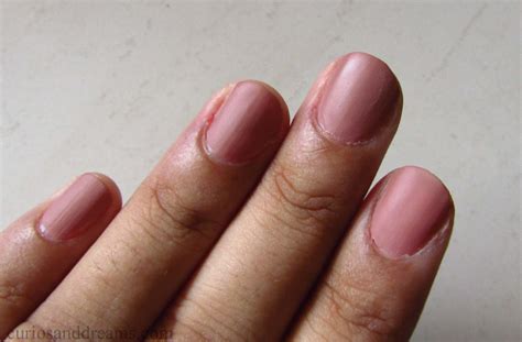 Nykaa Nude Matte Nail Enamel Nutcracker Dreams Review NOTD Curios And Dreams Indian
