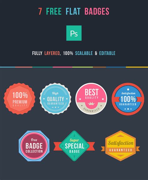 vector psd badge sets  web  graphic designers