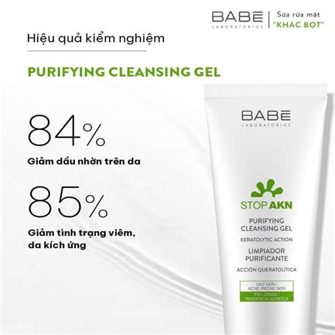 S A R A M T Babe Stop Akn Purifying Cleansing Gel Ml Dr Da Li U C A B N