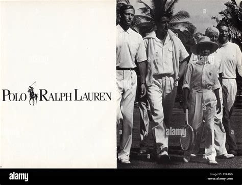 1990s Uk Ralph Lauren Mens Fashion Magazine Advert Stock Photo Alamy