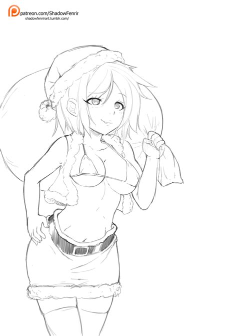 Santa Shelley By ShadowFenrir Hentai Foundry