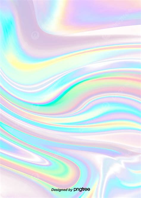 Holographic Iridescent Color Wrinkled By CrackByte