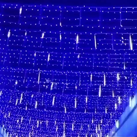 พลงงานแสงอาทตยกลางแจงกนนำ led ไฟฝนดาวตกไฟหลากสไฟแขวนตนไม hot Lazada co th
