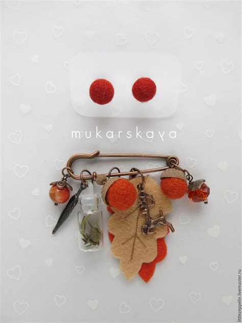 Брошка-булавка с подвесками – заказать на Ярмарке Мастеров – 4EMAZRU ...