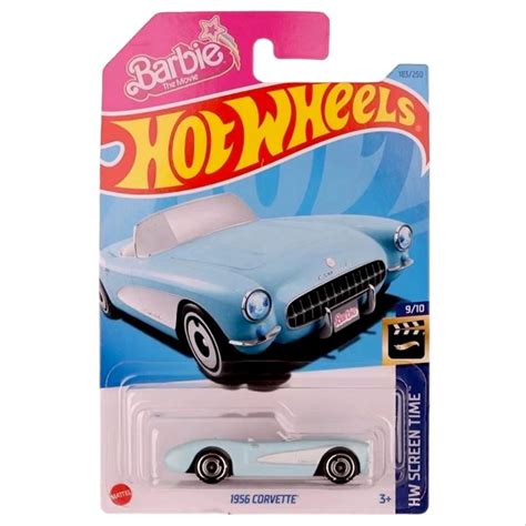 Hot Wheels Barbie The Movie Corvette Screen Time Scale Model Lazada Ph