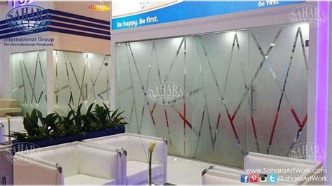 Best Glass Partition Sandblasted Frosted And Crystal Clear Glass