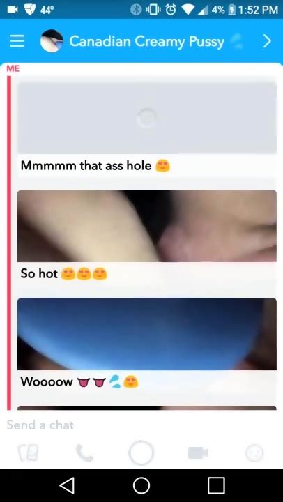 SNAPCHAT CANADIAN HORNY Woman MASTURBATING Damp PUSSY FOR Got Penis PART