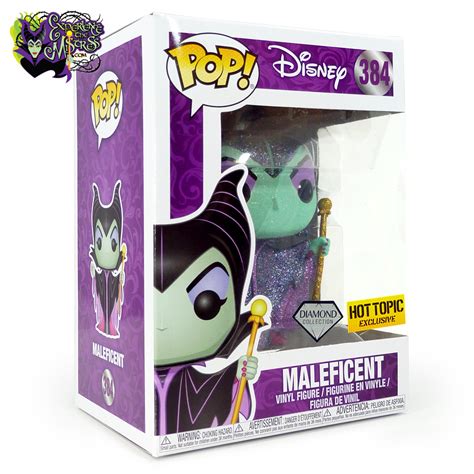 Funko Disney Pop Diamond Collection Vinyl Figure Maleficent Hot Topic Exclusive