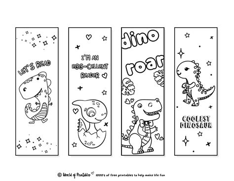 Printable bookmarks to color – Artofit