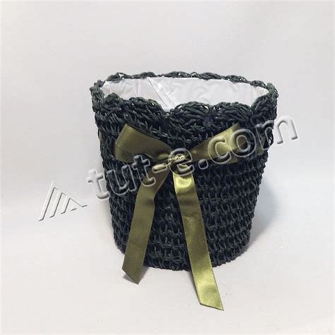 Кашпо вязаные - купить вязаное кашпо для цветов по низкой цене