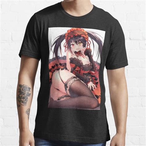 Lewd Tokisaki Kurumi Ass Thighs Date A Live Sexy Hentai Ecchi Anime Girl T Shirt By