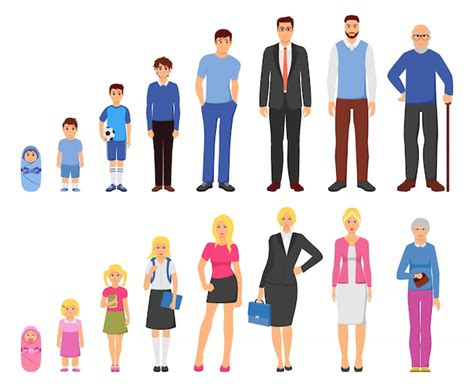 vector active  people set