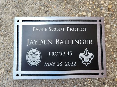 Personalized Engraved Bronze Outdoor Garden Memorial Plaque