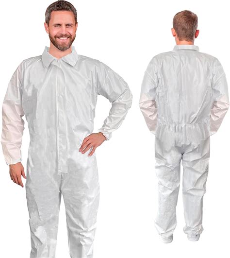 AMZ Medical Supply Disposable Coveralls for Men & Women, 4X-Large. Pack
