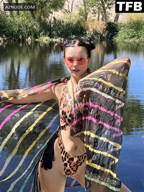 Natasha Blasick Sexy Poses Showcasing Her Hot Figure Wearing A Spotted