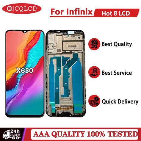 For Infinix Hot Lcd With Frame X X C X B X D Door Housing Bezel Repair Parts Shopee