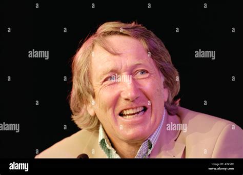 JPR Williams former Wales rugby international pictured at Hay Festival ...