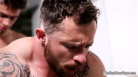 Tattooed Hunk Barebacked By Amateur Jock After Giving Blowjob