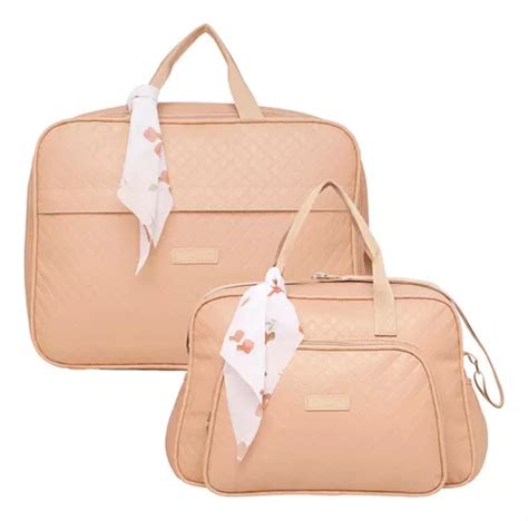 Kit Bolsas Maternidade Pirulitando Gg G Semear Nude Frete Gr Tis