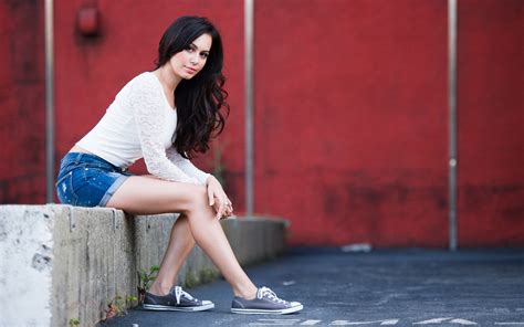 Shorts Women Brunette Wallpapers HD Desktop And Mobile Backgrounds
