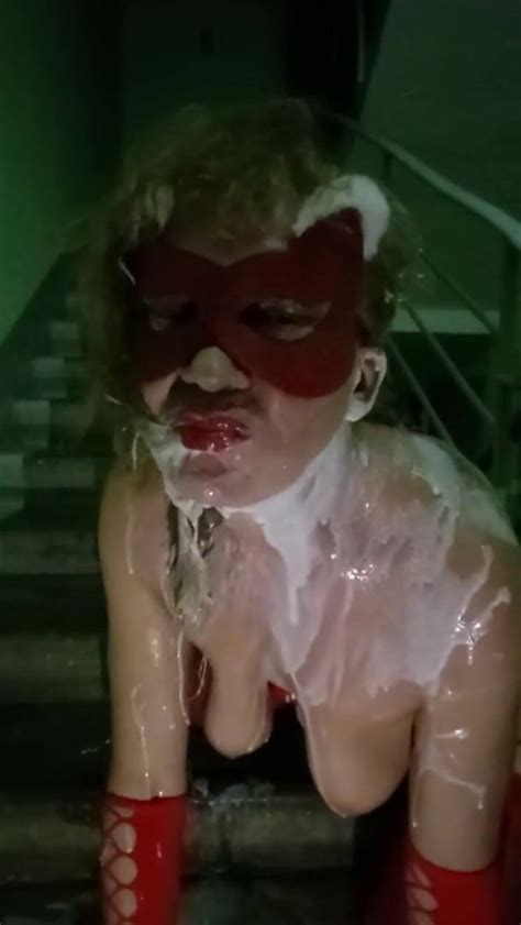 Milk Enema For Hot Milf On Stairs FAPCAT