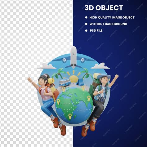 Premium Psd Arround World