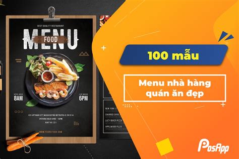 100 Mẫu thiết kế menu đẹp Phù hợp cho một số lượng lớn món ăn