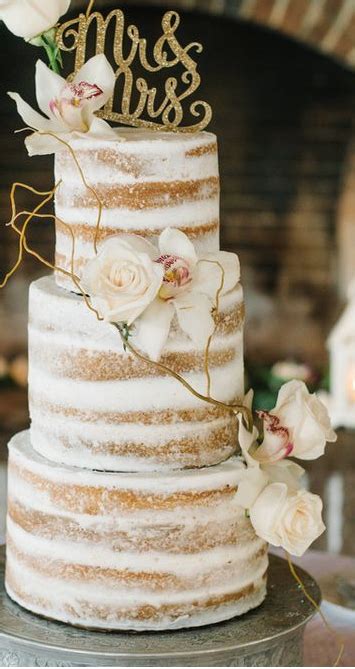 Naked Cake with Orchids Свадебный торт экстракласса Уникальный