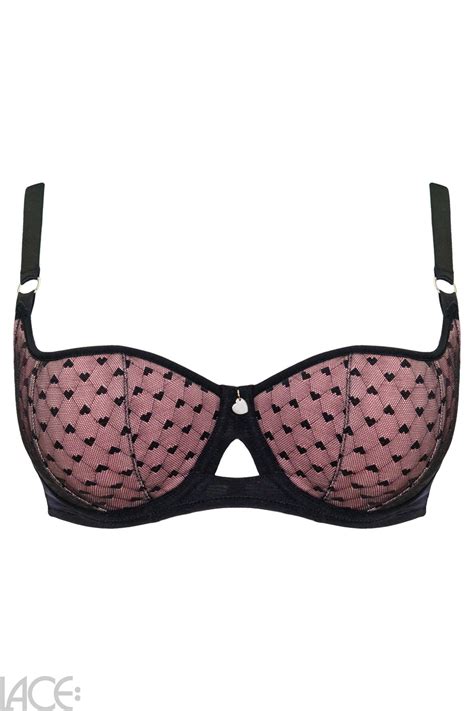 Curvy Kate Boost Heartbreaker Balconette Beha G L Cup BLACK PINK Lace Lingerie Nl