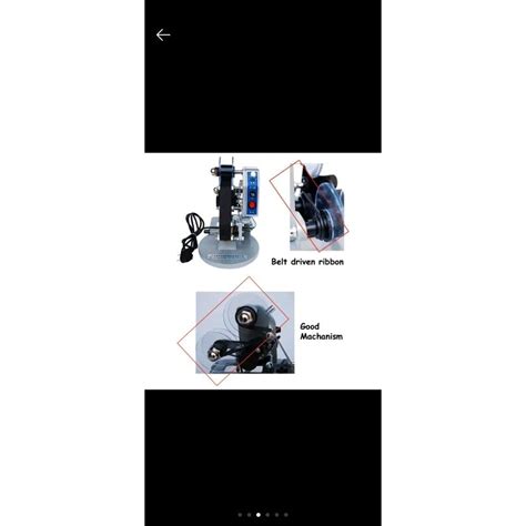 expired date machine hot stamping machine date coding machine